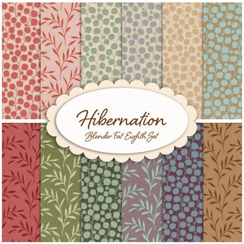 Hibernation  12 Fat Eighth Set - Blenders from Tilda