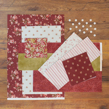  Vintage Rose Quilt Kit - Center Block