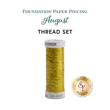  Foundation Paper Piecing Kit - August - 1pc Thread Set