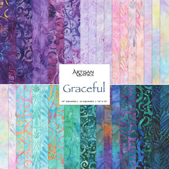 Graceful - Artisan Batiks  Ten Squares from Robert Kaufman Fabrics