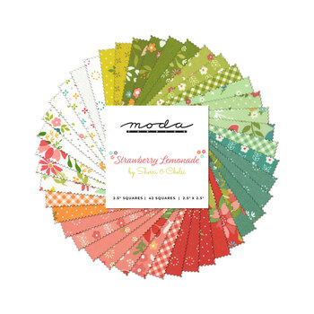 Strawberry Lemonade MINI Charm Pack by Moda Fabrics - RESERVE