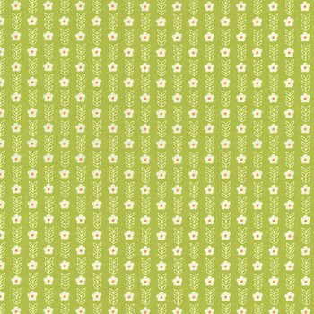 Strawberry Lemonade 37673-19 Lime by Moda Fabrics REM