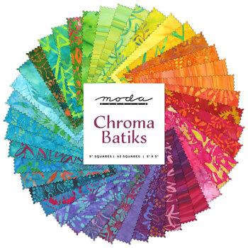 Chroma Batiks  Charm Pack from Moda Fabrics