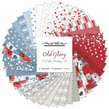 Old Glory  Charm Pack by Lella Boutique for Moda Fabrics