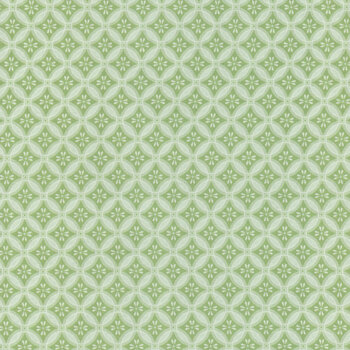 Cottontail Farms 14406-44 Trellis Geo Green by Nicole Decamp from Benartex