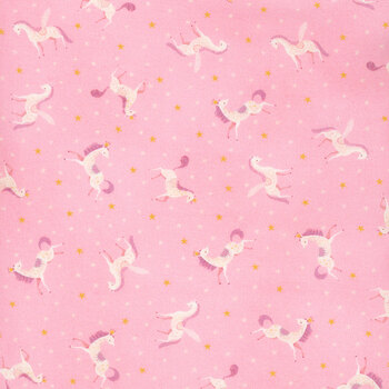 Unicorn Meadow AQOD-22417-10 Pink from Robert Kaufman Fabrics