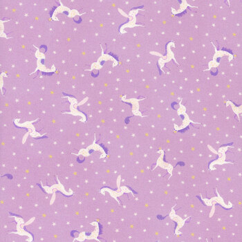 Unicorn Meadow AQOD-22417-23 Lavender from Robert Kaufman Fabrics