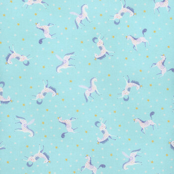 Unicorn Meadow AQOD-22417-63 Sky from Robert Kaufman Fabrics