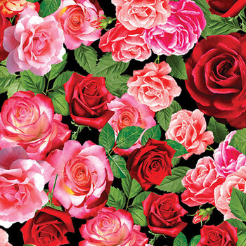 True Romance 14518-99 Rose Garden Multi by Kanvas Studio for Benartex