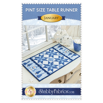 Pint Size Table Runner Series - January Pattern