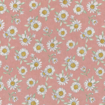 Daisy Days 83312-315 Daisies Pink by Beth Grove for Wilmington Prints