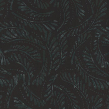 Mystic Vineyard 22277-990 Ferns Black from Wilmington Prints