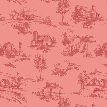 Countryside C14532-CORAL by Lisa Audit for Riley Blake Designs