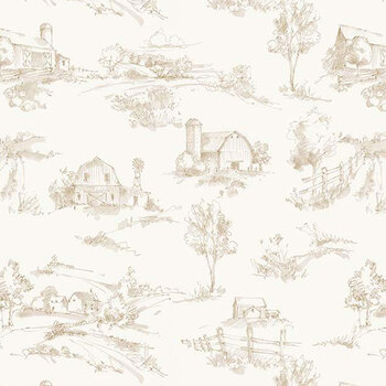 Countryside C14532-Scenery Sand by Lisa Audit for Riley Blake Designs