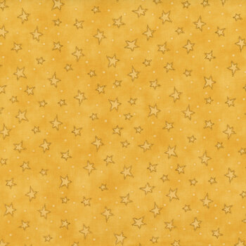 Starry Basics 8294-33 Gold by Leanne Anderson for Henry Glass Fabrics REM
