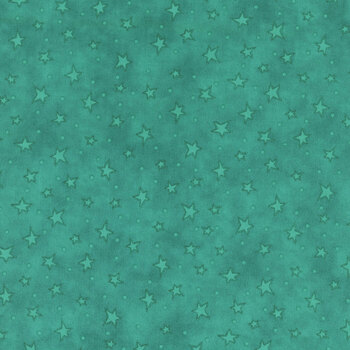 Starry Basics 8294-78 New Teal by Leanne Anderson for Henry Glass Fabrics