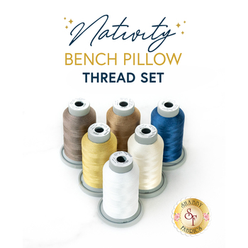  Kimberbell Nativity Bench Pillow - 6pc Thread Set 