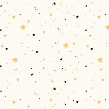 Sophisticated Halloween C14623-Stars Cream by My Mind's Eye for Riley Blake Designs