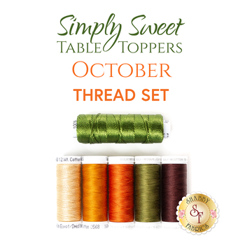  Simply Sweet Table Toppers - October - 6pc Thread Set