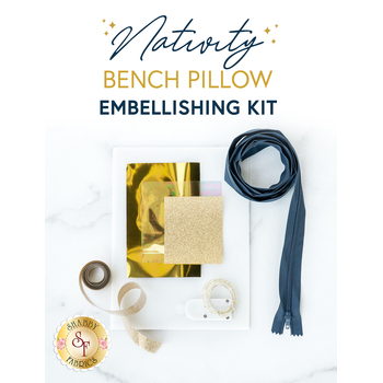 Kimberbell Nativity Bench Pillow - Embellishing Kit