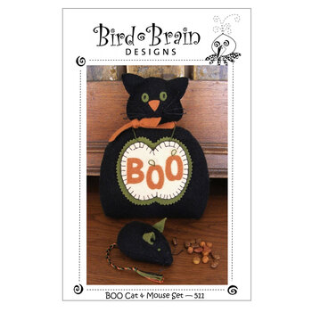 BOO Cat & Mouse Set Pattern