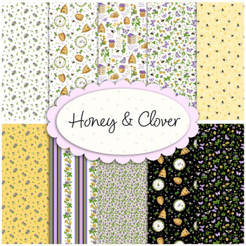 Honey & Clover  10 FQ Set by Deborah Edwards for Northcott Fabrics