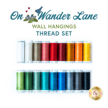 On Wander Lane Wall Hanging- Applique Thread Set