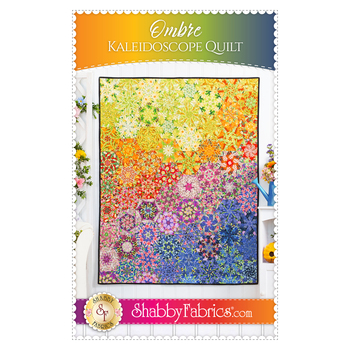 Ombre Kaleidoscope Quilt Pattern - PDF DOWNLOAD