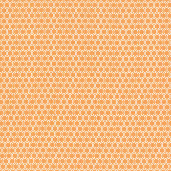 Kimberbell Basics Refreshed MAS8256-O Orange Honeycomb from Maywood Studio