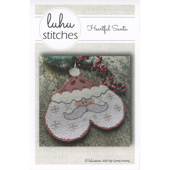 Heartful Santa Cross Stitch Pattern