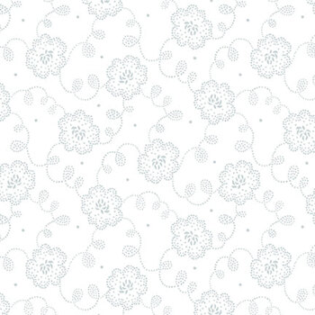 Quilter's Flour V 1269-01W Lacy Floral from Henry Glass Fabrics