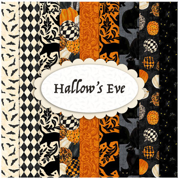 Hallow's Eve  9 FQ Set by Cerrito Creek Studio for Northcott Fabrics