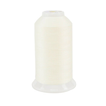 So Fine! Polyester Thread #401 Snow - 50wt 3280yds