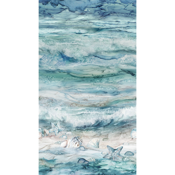 Sea Breeze DP27096-42 Ombre Panel by Deborah Edwards and Melanie Samra for Northcott Fabrics