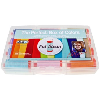 12 Large Spools Cotton 50wt Pat Sloan Perfect Box of Colors
