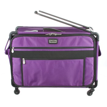 Tutto 2XL Sewing Machine Bag On Wheels - Purple