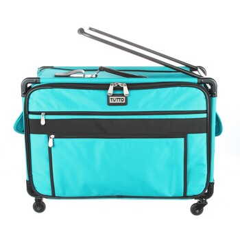 Tutto 2XL Sewing Machine Bag On Wheels - Turquoise