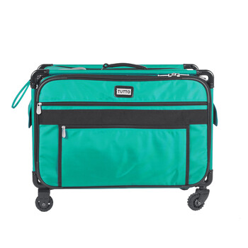 Tutto Extra Large Sewing Machine Bag On Wheels - Turquoise