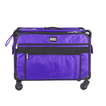Tutto Extra Large Sewing Machine Bag On Wheels - Purple