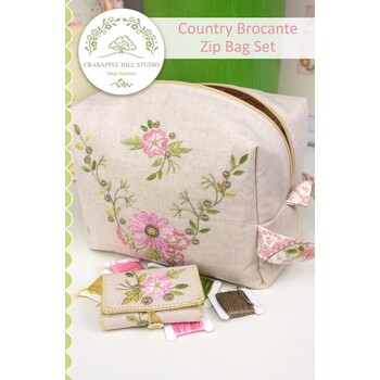 Country Brocante Zip Bag Set Pattern