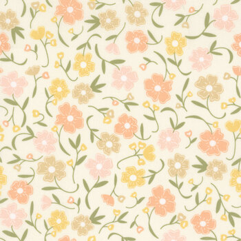 Flower Girl 31730-11 Porcelain by My Sew Quilty Life for Moda Fabrics