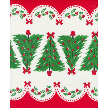 Classic Retro Holiday Toweling 920-306 Oh Christmas Tree by Stacy Iest Hsu for Moda Fabrics