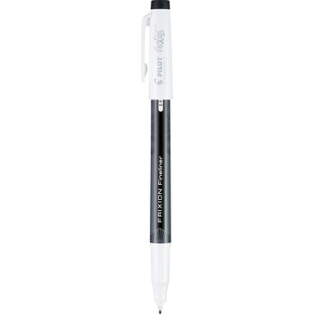 White and Black Fabric Marking Pens, Frixion Pens – The Trendy