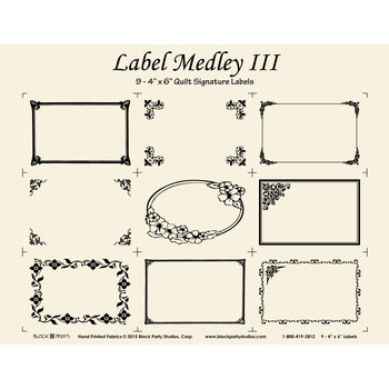 Label Medley III Panel - Natural