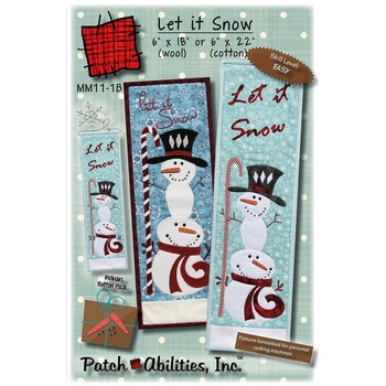 Let it Snow Pattern - includes buttons