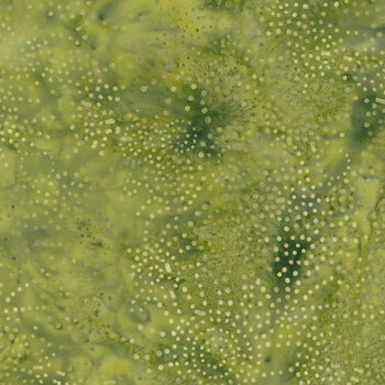 Full Bloom 721401007 Light and Dark Green Dots by Barbara Persing & Mary Hoover from Island Batik