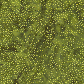 Full Bloom 721401012 Light and Dark Green Dots by Barbara Persing & Mary Hoover from Island Batik