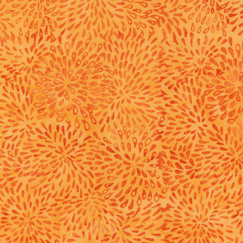 Full Bloom 721404025 Light and Dark Orange Marigold by Barbara Persing & Mary Hoover from Island Batik