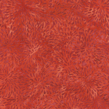 Full Bloom 721404027 Red Marigold by Barbara Persing & Mary Hoover from Island Batik