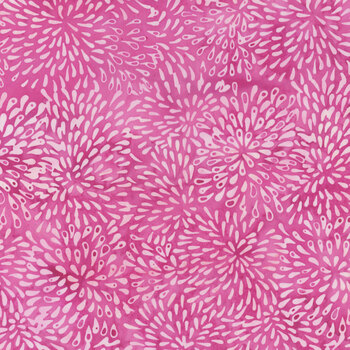 Full Bloom 721404033 Dark and Light Pink Marigold by Barbara Persing & Mary Hoover from Island Batik